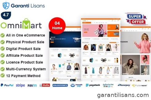 OmniMart – eCommerce CMS | Laravel eCommerce script