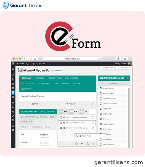 eForm – WordPress Form Builder