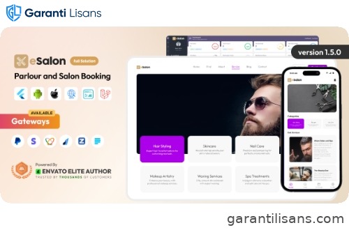 eSalon – Parlour and Salon Booking Full Solution
