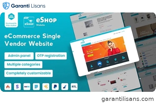 eShop Web- eCommerce Single Vendor Website | eCommerce Store Website