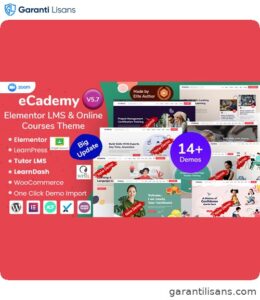 eCademy – Education LMS & Online Coaching Courses WordPress Theme