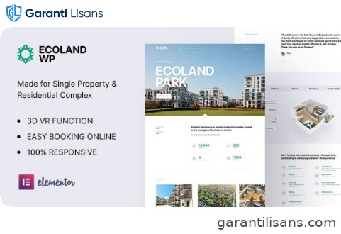 Ecoland – Single Property WordPress Theme