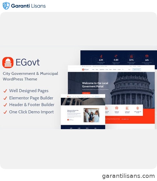 EGovt – City Government WordPress Theme