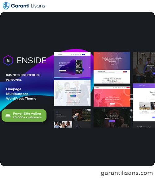 Enside – Multipurpose Onepage Landing Page WordPress Theme