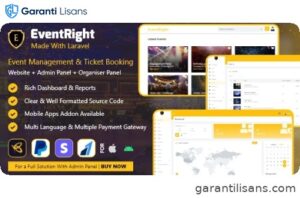 EventRight – Ticket Sales and Event Booking & Management System – (saas)
