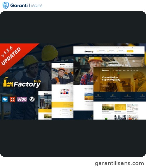 Factory HUB – Industry and Construction WordPress Theme