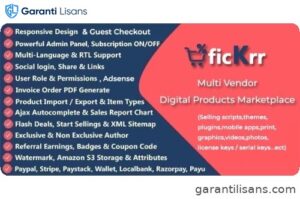 ficKrr – Multivendor Digital Marketplace With Subscription