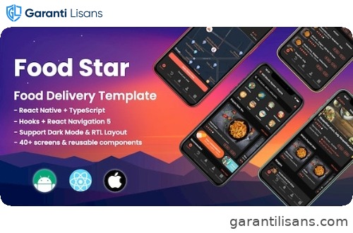 Food Star – Mobile React Native Food Delivery Template