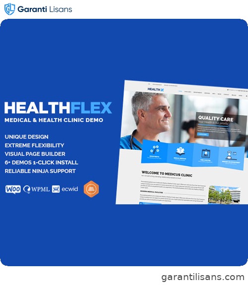 HEALTHFLEX – Doctor Medical Clinic & Health WordPress Theme