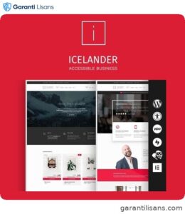 Icelander – Accessible Business Portfolio & WooCommerce WordPress Theme
