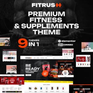 Fitrush – Fitness and Health Supplements WordPress Theme