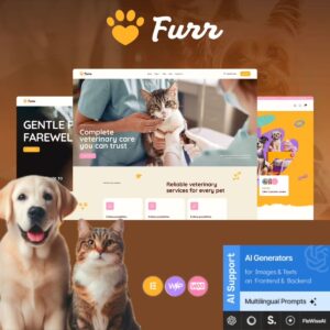 Furr – Veterinary & Pet Shop WordPress Theme