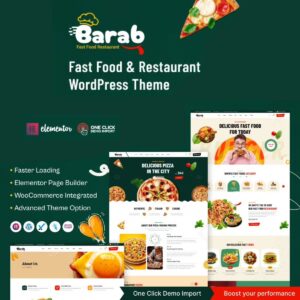 Barab – Fast Food & Restaurant WordPress Theme