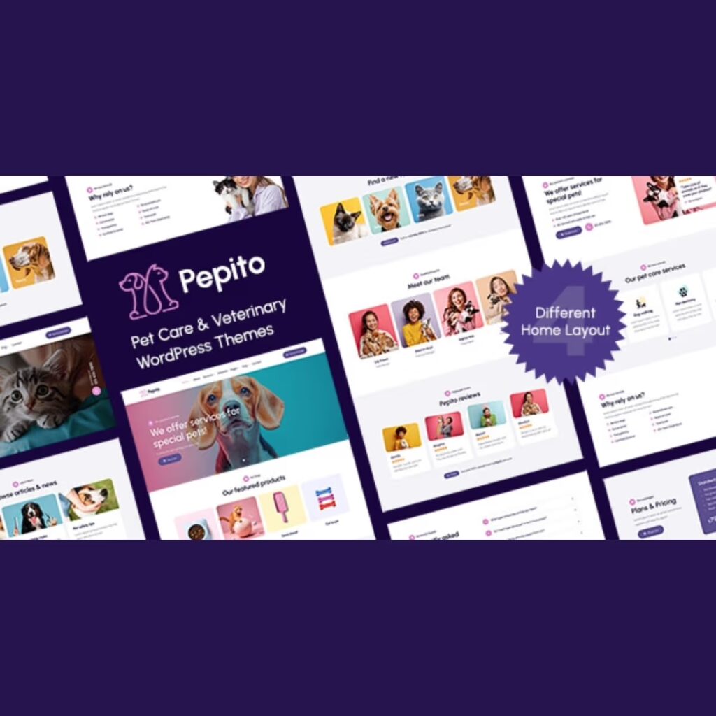 Pepito – Pet Care WordPress Theme