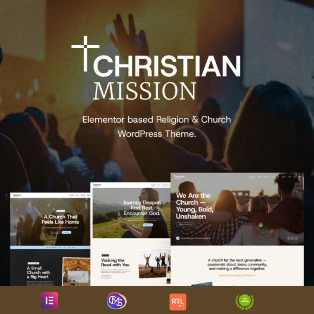 Christian Mission – Religious Events & Retreats Church WordPress Theme