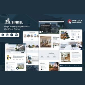 Sinkel – Single Property & Apartments Real Estate WordPress Theme