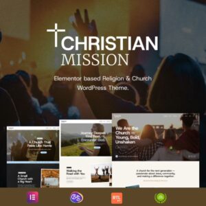 Christian Mission – Religious Events & Retreats Church WordPress Theme