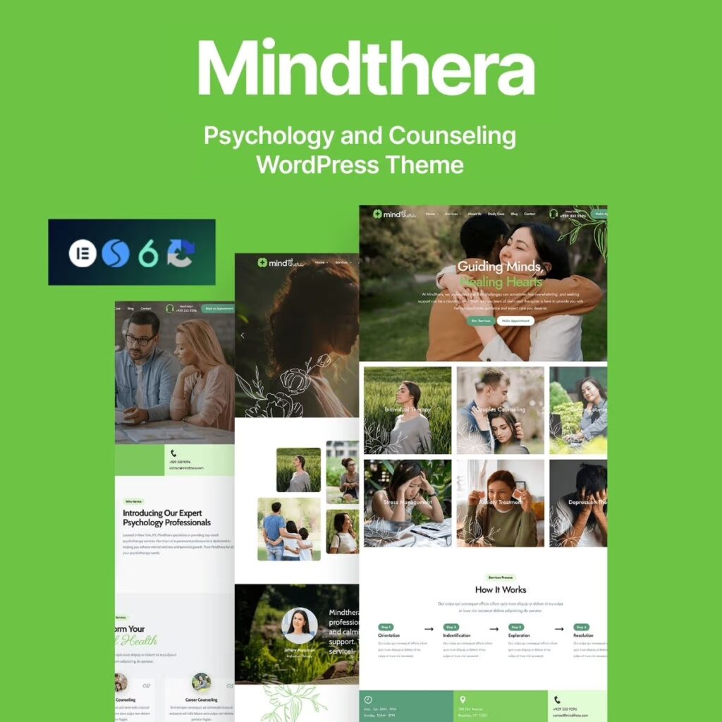 Mindthera – Psychology and Counseling WordPress Theme