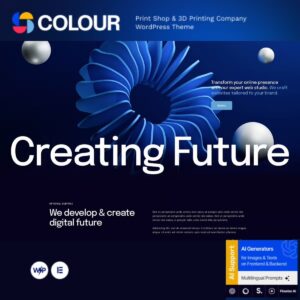 Colour – Print Shop & 3D Printing Company WordPress Theme