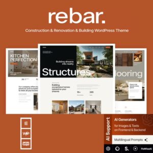 Rebar – Construction & Renovation & Building WordPress Theme