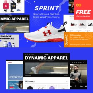 Sprint – Sports Shop & Nutrition Store WordPress Theme