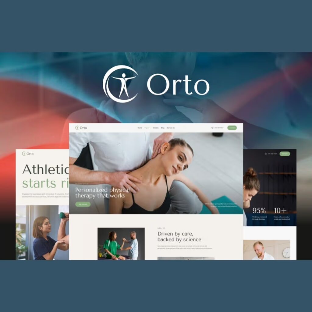 Orto – Physiotherapy, Chiropractor & Rehabilitation WordPress Theme