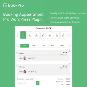 BookPro – Appointment Booking WordPress Plugin
