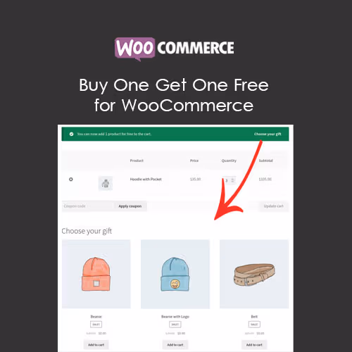 Buy One Get One Free for WooCommerce