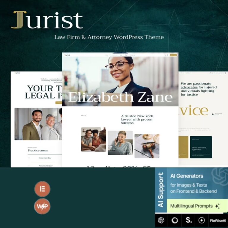 Jurist – Law Firm & Attorney WordPress Theme