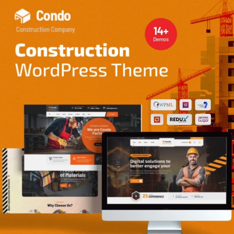 Condo – Construction WordPress Theme