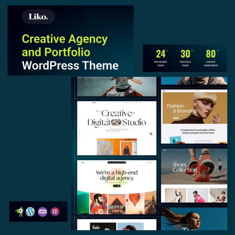 Liko – Creative Agency & Portfolio WordPress Theme