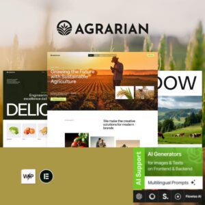 Agrarian – Agriculture Company & Organic Farm WordPress Theme