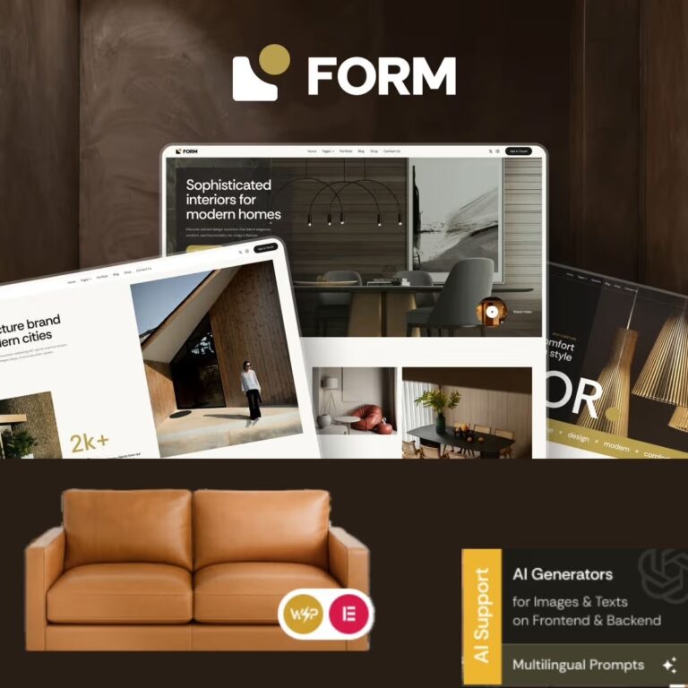 Form – Architecture & Interior Design WordPress Theme