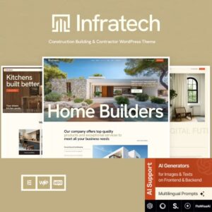 Infratech – Construction Building & Contractor WordPress Theme