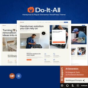 Do-It-All – Handyman & Repair Elementor WordPress Theme