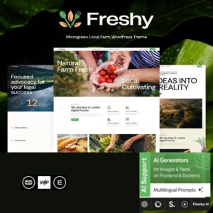 Freshy – Microgreen Local Farm WordPress Theme