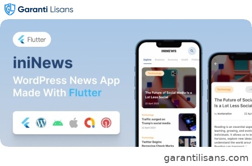 iniNews – Flutter mobile app for WordPress