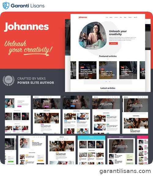 Johannes – Personal Blog Theme for Authors and Publishers