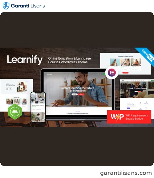 Learnify – Online Education Courses WordPress Theme
