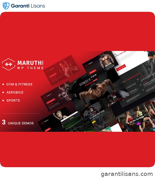 Maruthi – Fitness Gym Trainer WordPress Theme