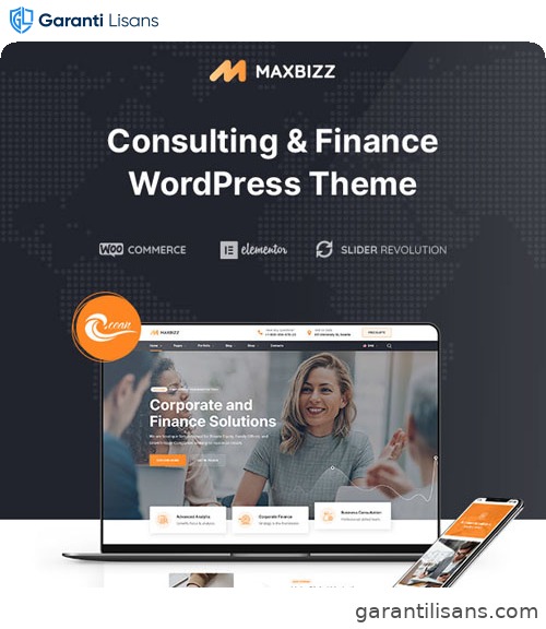 Maxbizz – Consulting & Financial Elementor WordPress Theme