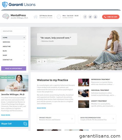 MentalPress – WP Theme for your Medical or Psychology Website.