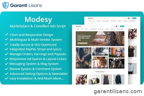 Modesy – Marketplace & Classified Ads Script