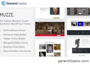 Muzze – Museum Art Gallery Exhibition WordPress Theme