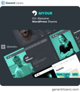 Myour – CV WordPress Theme