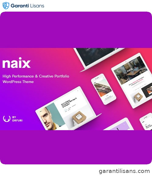 Naix – Creative & High Performance Portfolio WordPress Theme