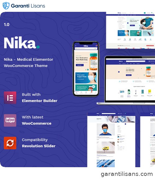 Nika – Medical Elementor WooCommerce Theme