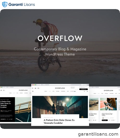 Overflow – Contemporary Blog & Magazine WordPress Theme