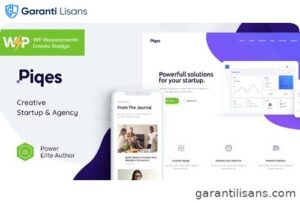 Piqes | Creative Startup & Agency WordPress Theme