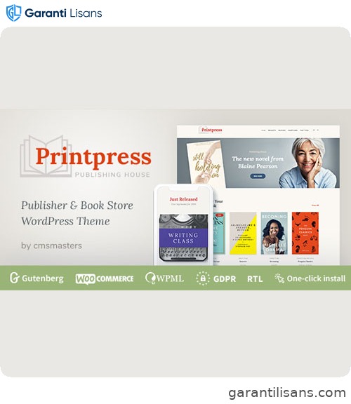 Printpress – Book Publishing WordPress Theme